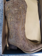 HISEA Rollda Cowboy Boots Women Western Boots Cowgirl Boots Ladies Pointy Toe...