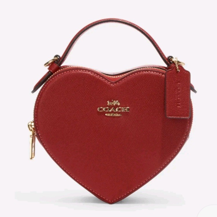 Rare Coach Valentine Red Heart Crossbody Bag | eBay