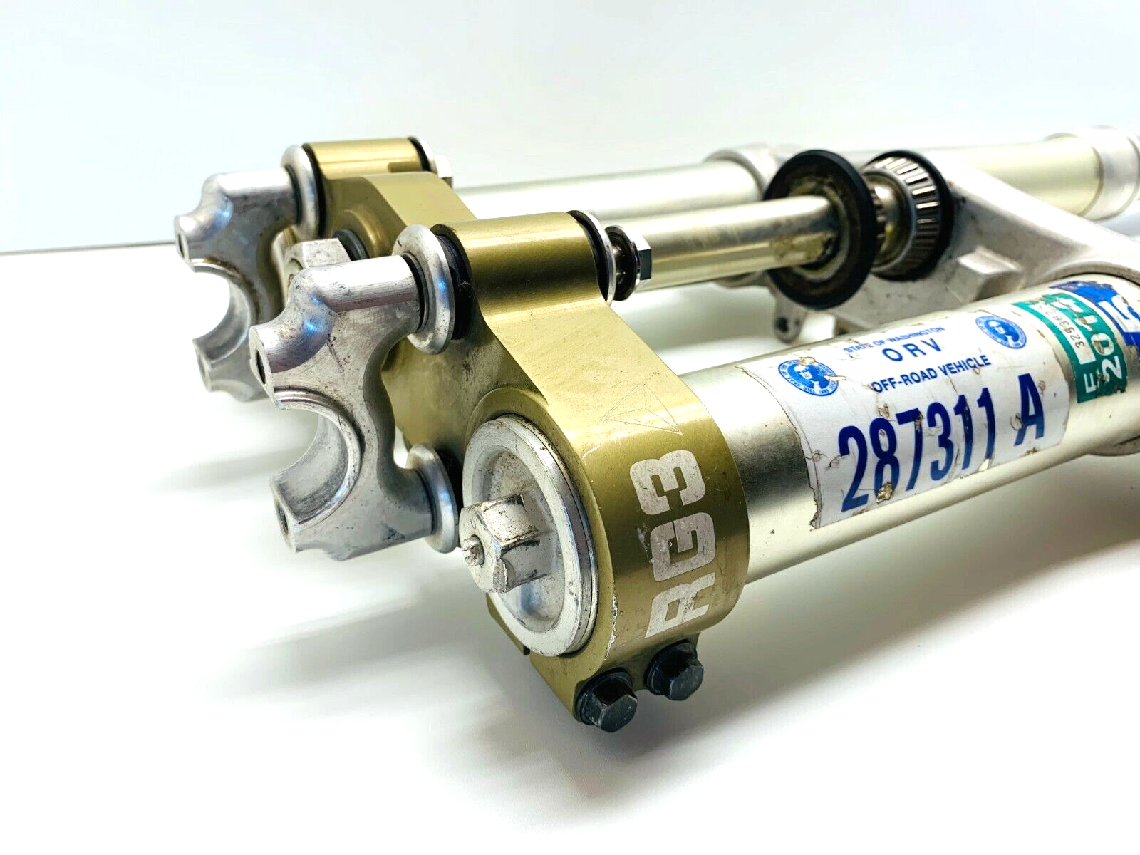 2003 03 Yamaha YZ450F YZ 450 F Front Forks Fork Triple Tree Clamp