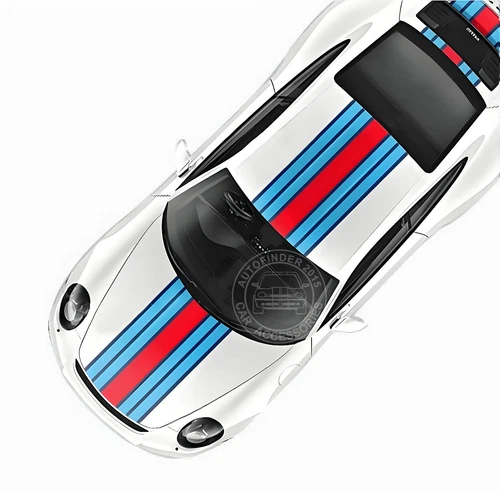 Custom Stripe Graphics Decal Sticker For Porsche 991 718 Boxster Cayman Vinyl - Bild 3 von 16