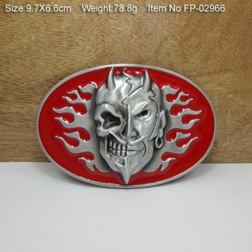 Boucle De Ceinture Grizzly Style Biker/western - Métal Galvanisé Zinc - Taille Unique - Neuf Sans étiquette