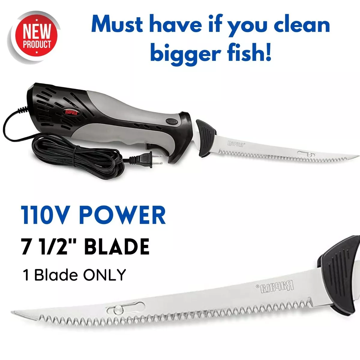 heavy duty stainless steel blade electric