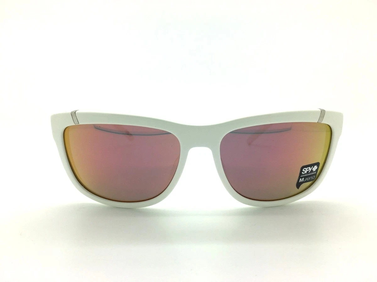 SPY Optic Murena Sunglasses 671012632130 MUWH130 White w Grey Red