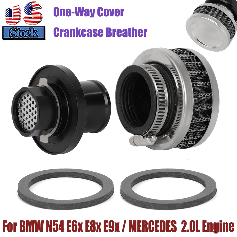 For BMW N54 MERCEDES 2Prong Oil Fill Cap OneWay Valve Cover Crankcase