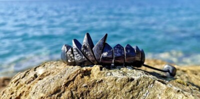 ''KING'' krone crown bracelet Armband real forge carbon fiber luxury Unikat