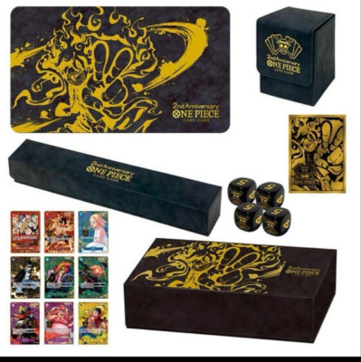 ONE PIECE カードゲーム 2nd Anniversaryセット One Piece Card 2nd ANNIVERSARY SET Sleeve Playmat Case Storage