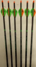 @NEW@ 6- Victory Archery VF TKO V3 Gamer 300 Carbon Arrows Bohning Blazer