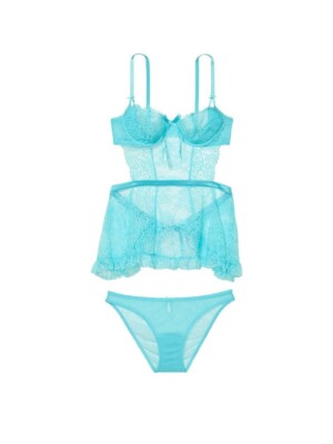 【新品】Victoria's Secret Wicked ベビードール Buy Wicked Sheer Unlined Lace-Trim Babydoll Set, - Order Babydolls