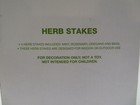 Garden Party Herb Stakes - Set of Four Ceramic Reusable — photo 5