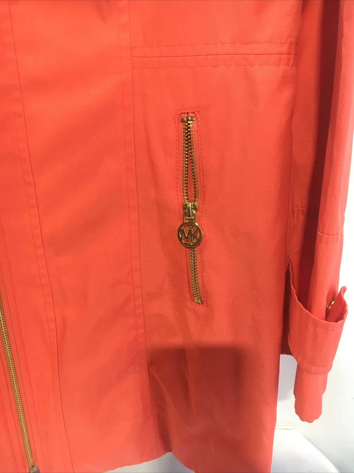 Cappotto donna Michael Kors giacca a vento taglia media arancione