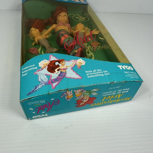 1992 Tyco The Little Mermaid Merbabysitter Ariel Doll Playset New NRFB Boxed - Picture 7 of 8