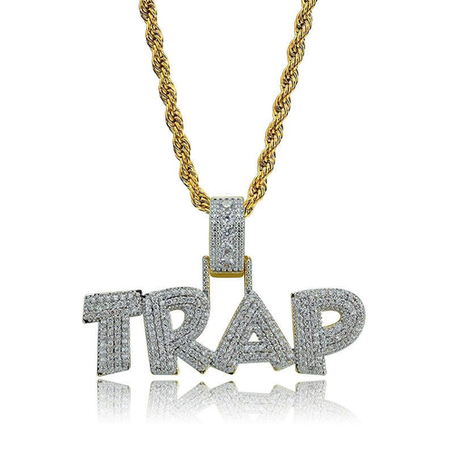 Collar de cadena colgante de hielo Trapstar de perro helado trampa para rapero | eBay