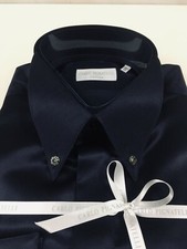 CARLO PIGNATELLI SHIRT SIZE M/ 40 - BLUE MEN'S CEREMONY GROOM WITNESS