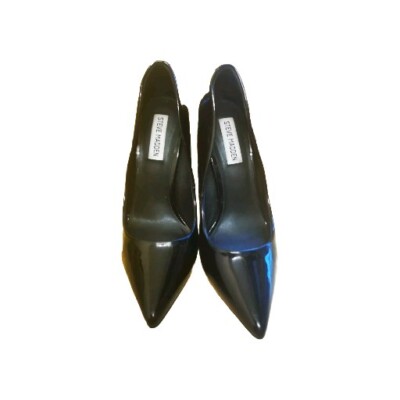 Steve Madden Daisie Black Patent Heels, Size UK EU 40, US AU  UK