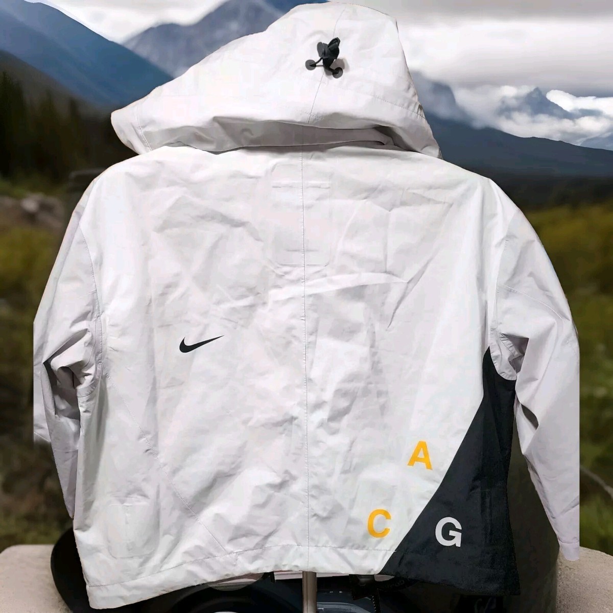 ジャケット・アウター NIKE LAB ACG ACRONYM GORE-TEX COAT Nike Lab ACG 3-in-1 Gore Tex Trench Coat Jacket Sz XL Blk