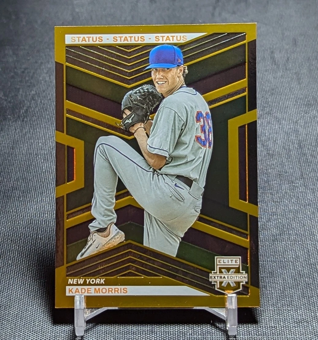 Kade Morris Status Orange /275 Rookie 2023 Elite Extra Edition Card #62 Mets