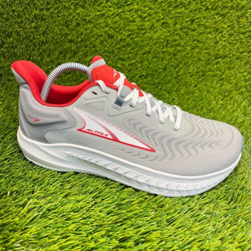 Altra Torin 7 Mens Size 8.5 Gray Red Athletic Running Walking Shoes Sneakers