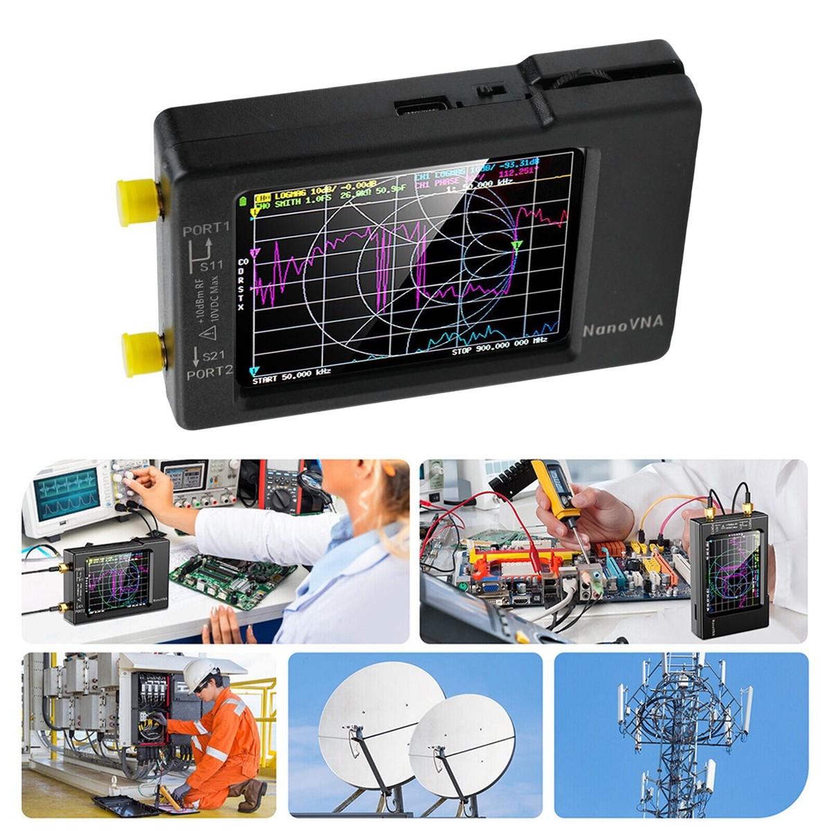 その他 NANO VNA-H For Nano VNA H 2.8Inch Touch Screen Analyzer Accurate