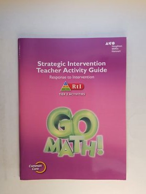 GO Math!: Strategic Intervention Teacher Guide Grade 3