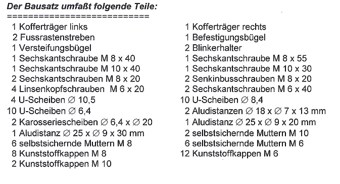 Marcos alforja asimétricos BMW R80GS Paris-Dakar (1984-88) - negros POR H&B Foto 3 de 4