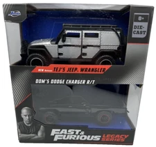 Fast & Furious Legacy Series: TEJ'S JEEP WRANGLER & DOM'S DODGE CHARGER R/T