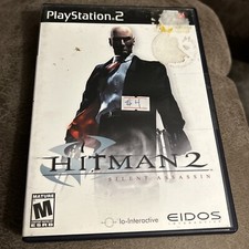 Hitman 2 Silent Assassin PlayStation 2 CIB Hitman PS2 Black Label Reg Card Clean