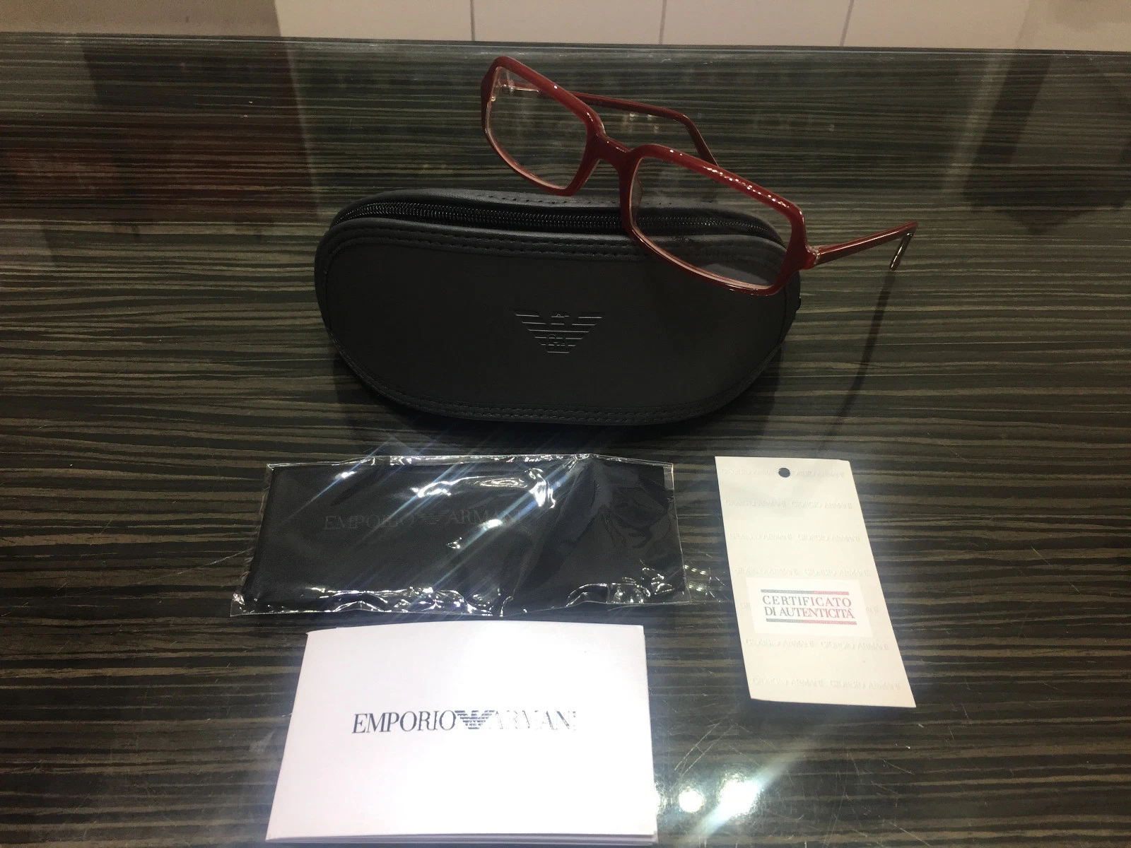 Brand New Emporio Armani Authentic Eyeglasses EA 681 700 Frame Rx Italy Glasses