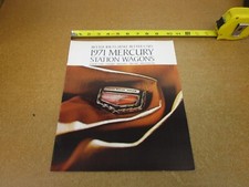 1971 Mercury Station Wagons Colony Park Marquis Montego sales brochure 8 pg