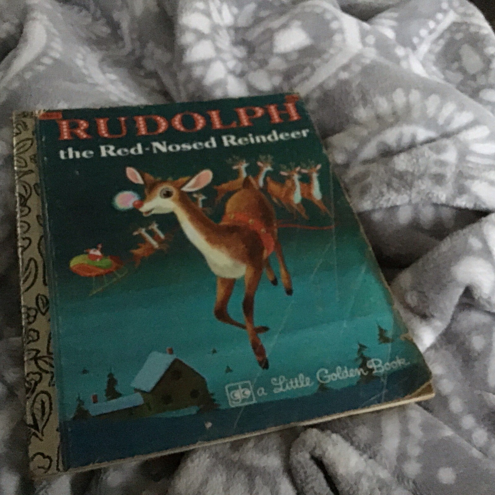 Vintage A Little Golden Book Rudolph The Red-Nosed Reindeer .39 331 ...