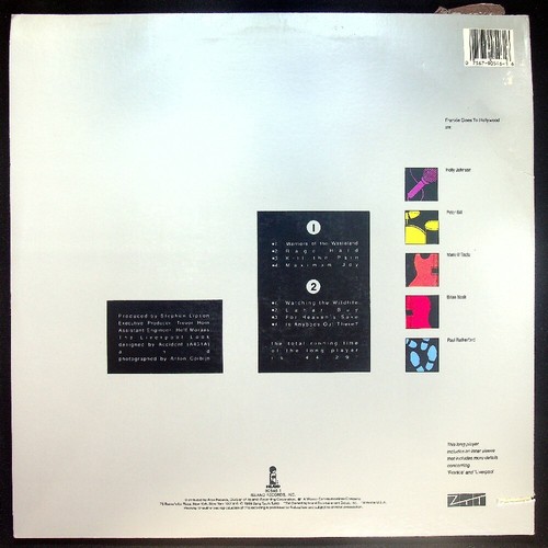 Frankie Goes To Hollywood - Liverpool - Island Records - Vinile V021098 - Foto 2 di 2