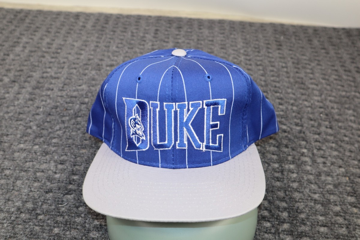 Vintage Duke Blue Devils Hat Cap Starter Snap Back Pin Stripes