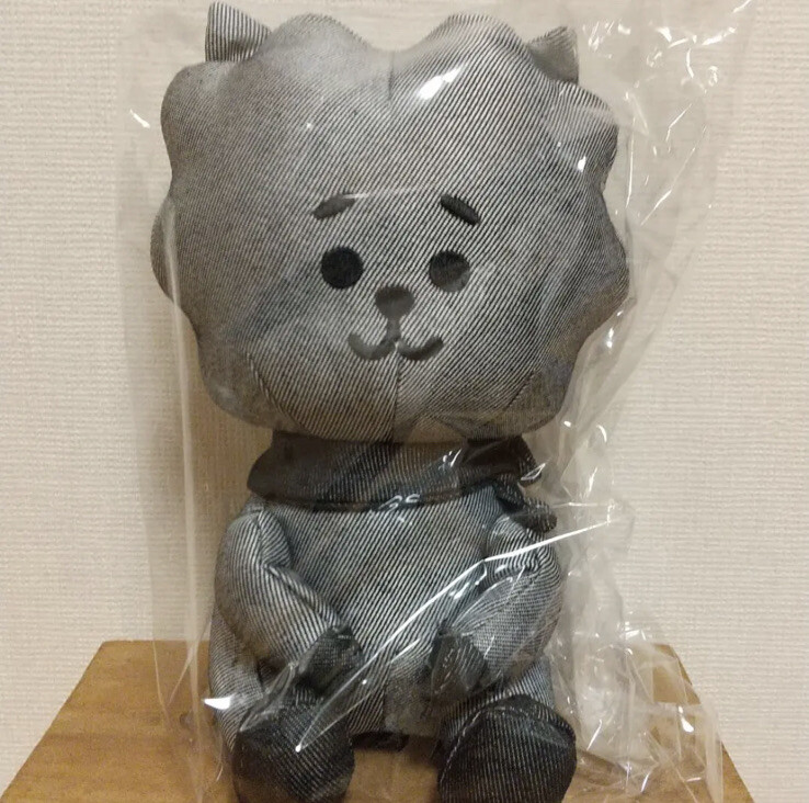 防弾少年団(BTS) - RJ デニムぬいぐるみ FC限定 BTS BT21 RJ Denim Plush Doll Japan officail Fan Club Shop