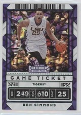 2020 Panini Contenders Draft Picks Game Ticket Green Explosion Ben Simmons 0wp8