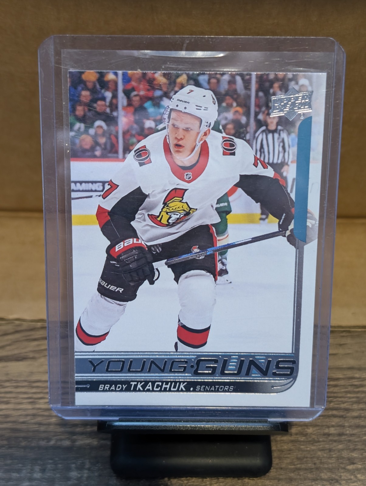 2018-19 UPPER DECK SERIES 2 BRADY TKACHUK YOUNG GUNS ROOKIE OTTAWA SENATORS #499
