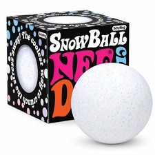 NeeDoh Snow Ball Crunch Squishy Stress Ball Soft Sensory Fidget Toy for Squeez