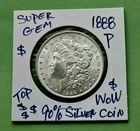 1888 P Morgan Dollar IMPRESSIVE CHOICE FROSTY GEM CH BU Ultra SUPER High Grade $