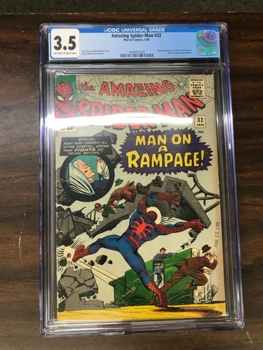 Amazing Spider-Man #32 - 1966 CGC 3.5 - 2nd App. of Dr. Curt Connors