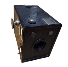 AGFA B-2 CADET Antique Vintage Box Snap Shot Film Camera USA ANSCO