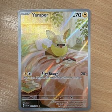 Pokemon TCG Yamper 099/094 Illustration Rare Phantasmal Flames NM/M
