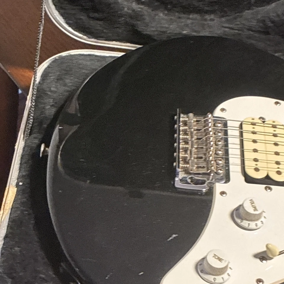 Yamaha EG112 Electric Guitar Black HSS Strat-Style w/ Case - Image 2 of 4