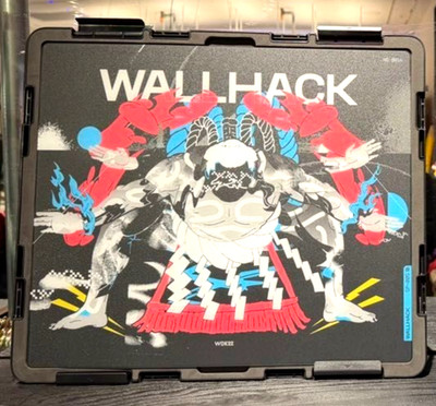 WALLHACK WOK22 Glas Mousepad Limited 150 Edition Gaming Schreibtisch Matte