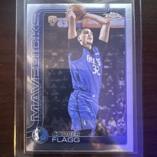 2025-26 Topps Chrome COPPER FLAGG Base RC Rookie Card #251 Dallas Mavericks