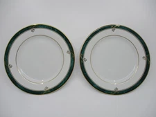 NIKKO FOREST GLEN - 2 BREAD & BUTTER PLATES - 6 1/2"  1202D