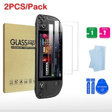 2PCS Tempered Glass Film Cover Screen Protector For Steam Deck Game Console