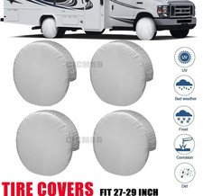 27-29" Tyre Wheel Covers Camper Van Caravan Motorhome Truck Rain Sun Protector