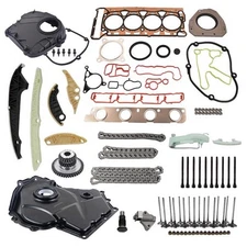 US Engine Timing Chain & Cover Kit Replacement for Audi VW 1.8T 2.0TFSI Jetta A4