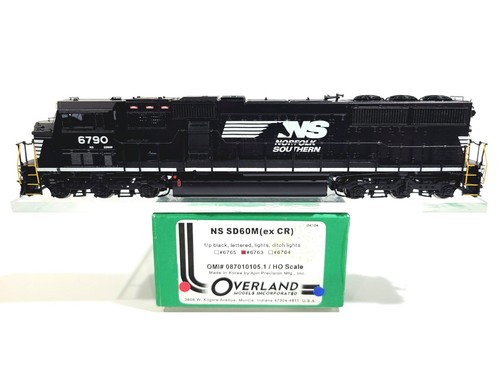 Overland OMI NS EMD SD60M Norfolk Southern #6790 HO Latón Modelo #087010105.1 | Zustand: Used