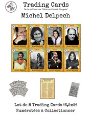 Michel Delpech French Singers Desk Stapler Originals 1-8 Rare Tirage 6,4x9cm