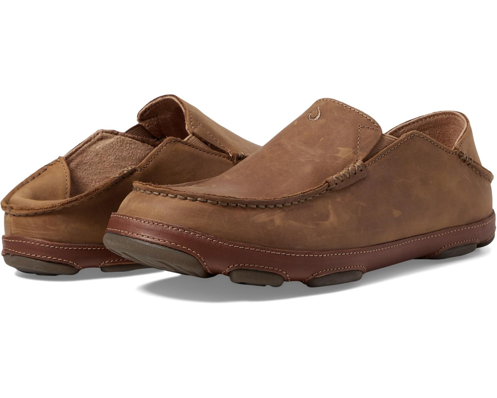 Olukai Men's Moloa Casual Leather Slip On NIB 100% Authentic