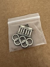 Vintage Original 1936 Berlin Germany Summer Olympic Games Pin Brandenburg Gate